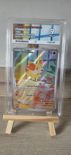 Fennekin 080 | ACE 9 | Pokemon Center Stamped | Black Star Promo | Pokemon TCG
