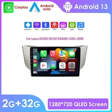 Carplay For 2003-2009 Lexus RX300 330 400h Android 13 9"Car Radio GPS BT 2+32GB
