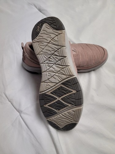 Ryka Water Repellent Slip-On Shoes - Adel Knit Pink Rose 7/W New - Picture 2 of 2