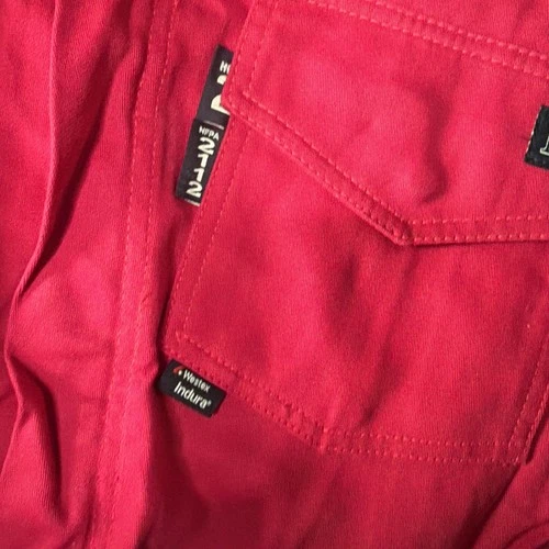 Neese Indura Westex Wear HRC2 FR Shirt Size Medium 38/40 Red Coveralls image 8