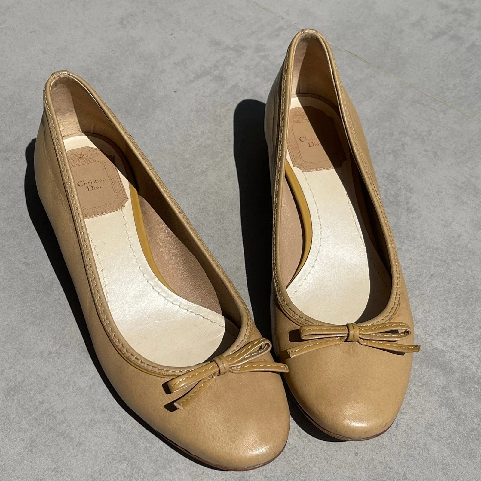Escarpins Dior vintage nude