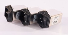lot-of-3-schaffner-power-entry-module-fn9266b1006-10a-250v-filtered-switched