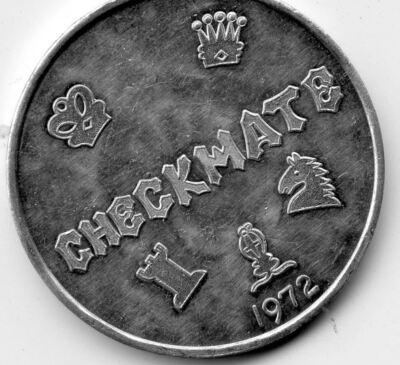 Mardi Gras Doubloon: Royal Flushes Carnival Parade Aluminum 1972