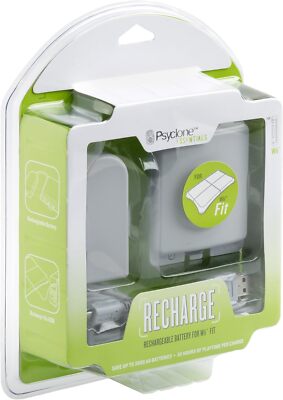 Wii Fit Rechargeable Battery Psyclone Essentials #PSE6504 NEW In BOX