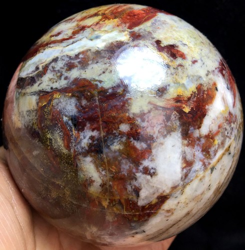 1100g WOW! NATURAL RARE PIETERSITE CRYSTAL Pietersite SPHERE BALL HEALING #128 - Picture 9 of 12