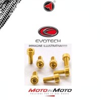 Evotech KVS-014/RG Kit Schrauben FüR Tank Ergal Gold FüR VFR 800 1998-2000