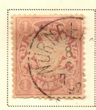 GERMANY BAVARIA SC# 54 VF USED STAMP   FREE SHIPPING USA