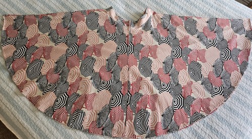 Voodoo Vixen Full Circle XL Skirt Umbrella Pin Up Rockabilly Cotton Blend - 第 17/18 張圖片