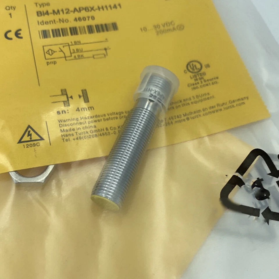 For TURCK BI4U-M12-AP6X-H1141 Proximity Switch Sensor PNP - Image 2 of 4