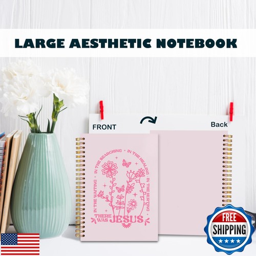 BearCake Boho Floral Christian Notebook Journal, Christian Gifts for Women, B - Picture 3 of 5