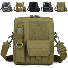 Tactical Molle Backpack Crossbody Casual Pack Military Men Canvas Messenger Bag