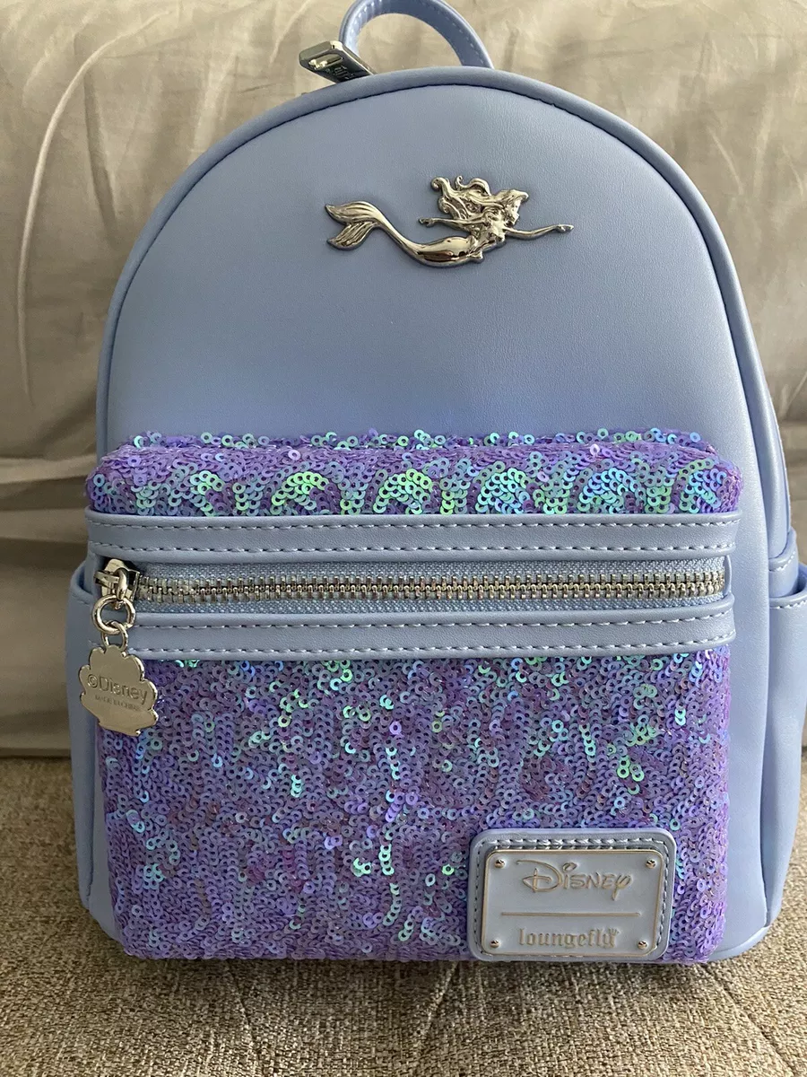 Little Mermaid Ariel Sequins Loungefly Mini Backpack (Under the