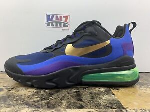 nike air max 270 react black university gold