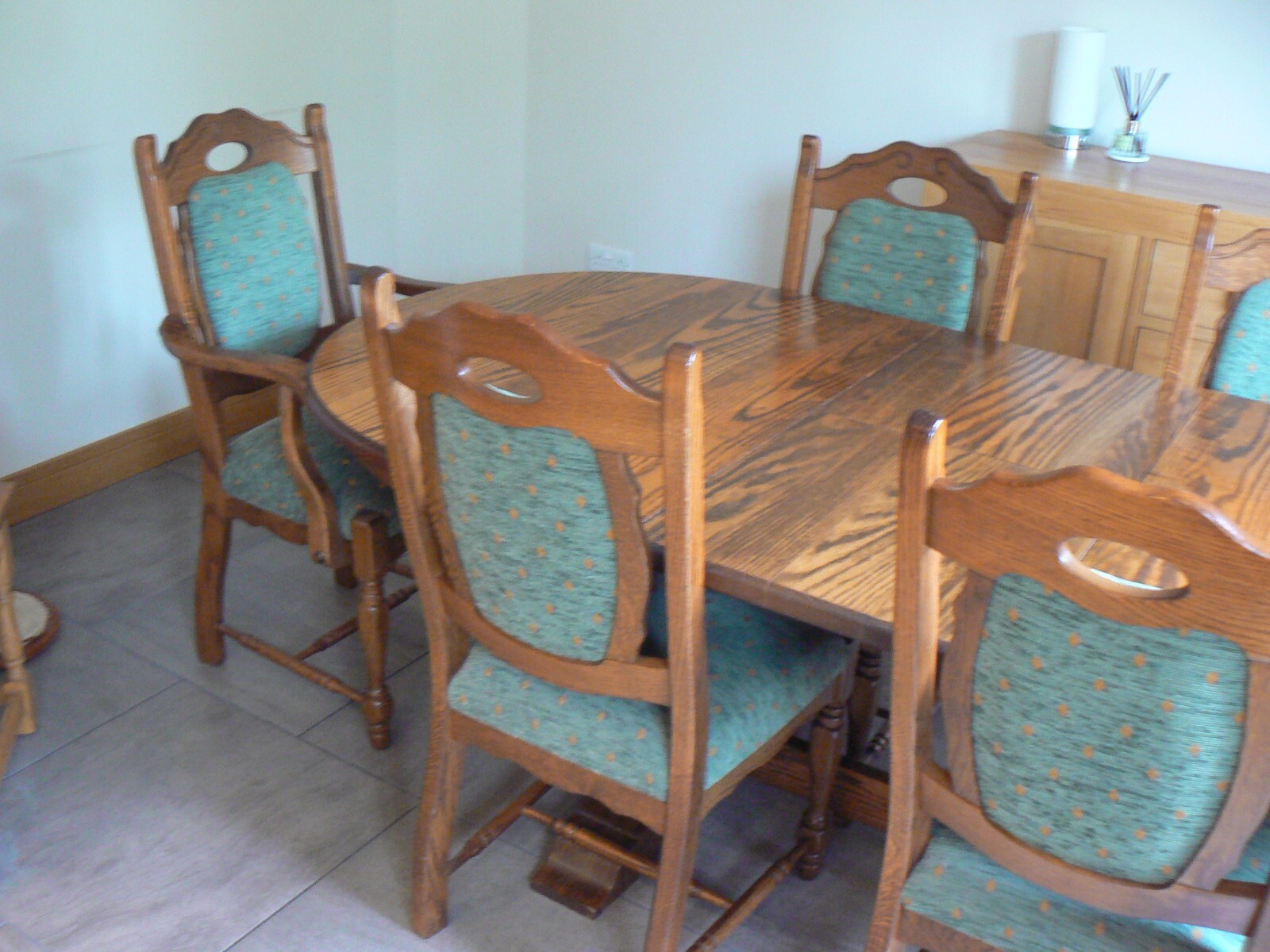 Karel Mintjens Extendable Oak Dining Table and 6 Chairs eBay