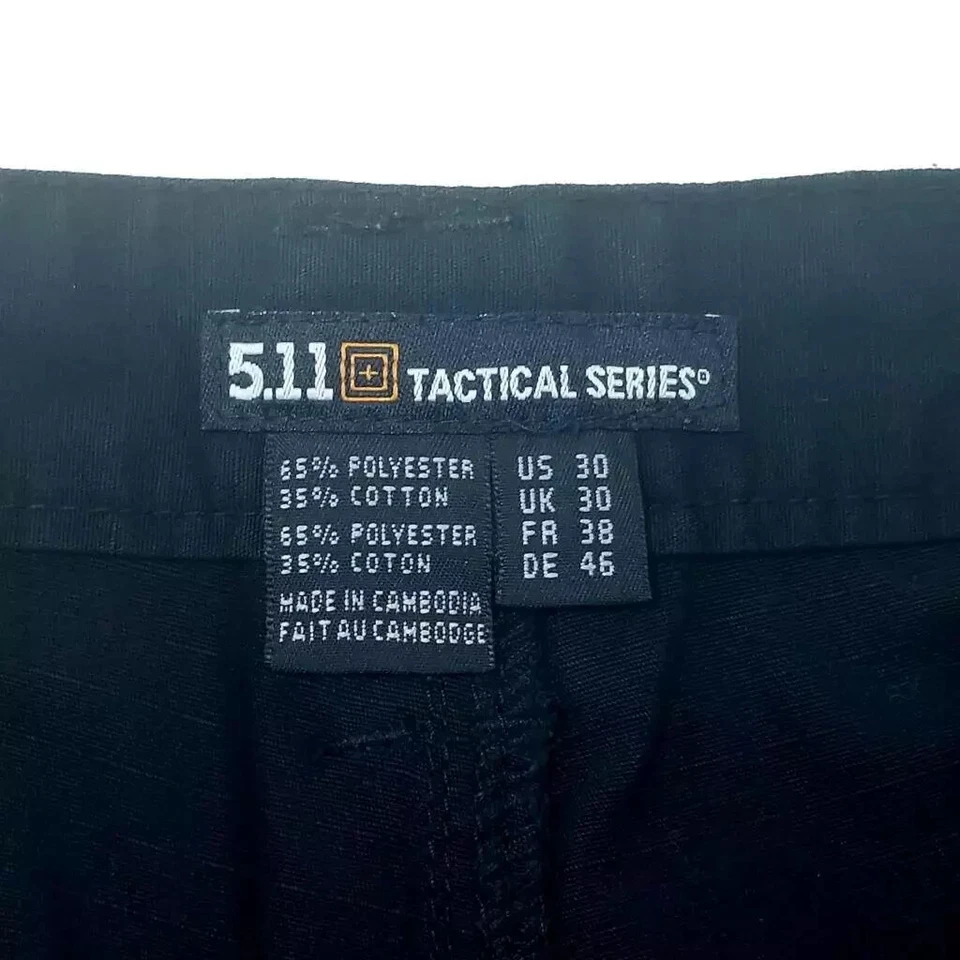 5.11 Tactical Cargo Shorts - 30 Navy - EMT Police WorkWear Rugged - Image 3 of 3