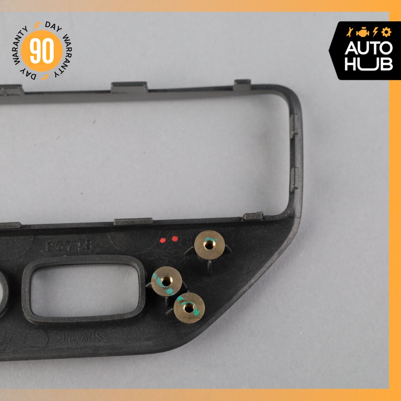 Maserati GranTurismo M145 Center Console Radio Trim Bezel Panel Silver OEM