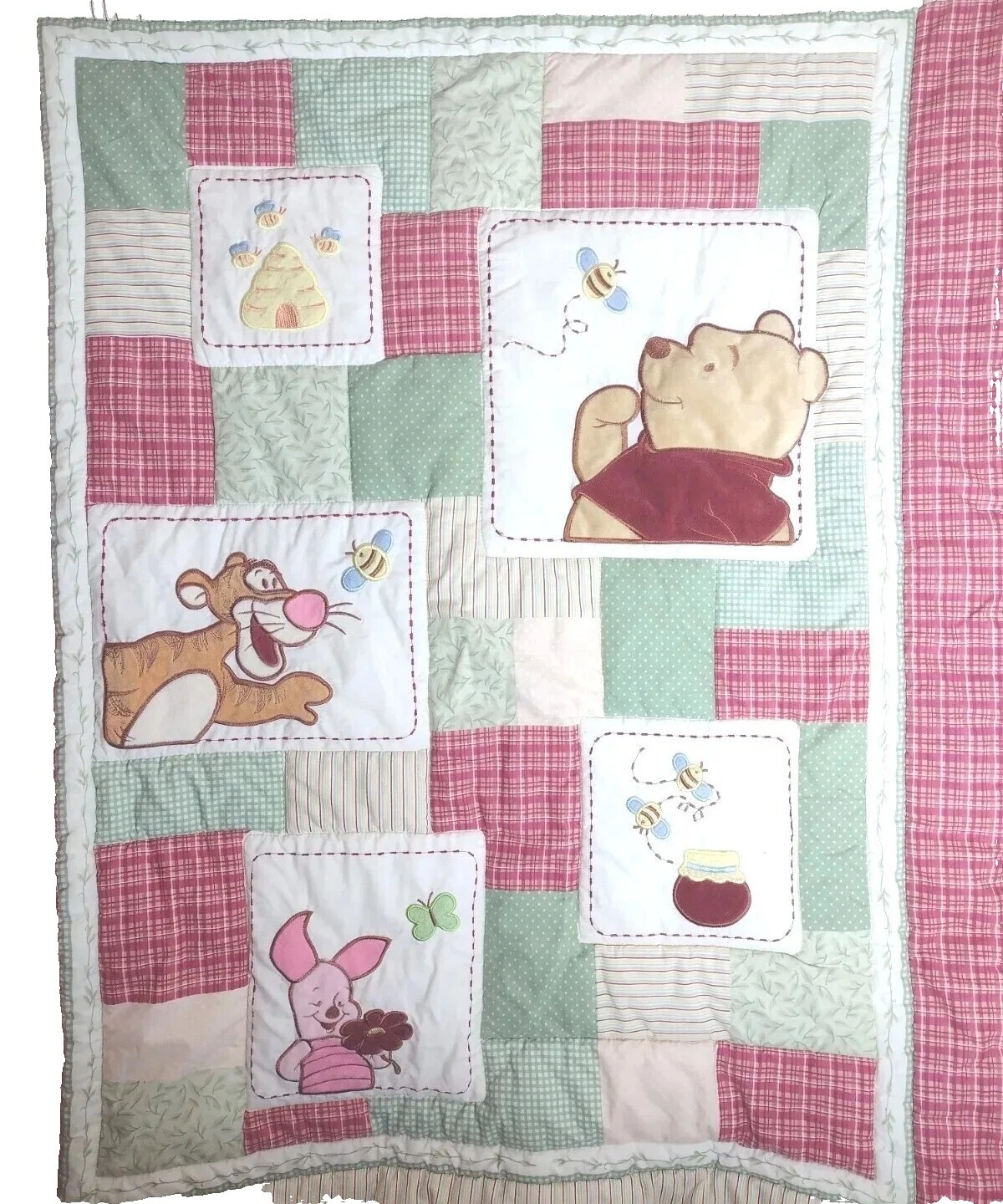 Winnie the Pooh y sus Amigos Guardería de mezcla de algodón mantas de usos múltiples