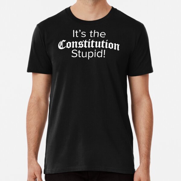 It's The Constitution Stupid Citizen Right American Premium T-Shirt S-5XL