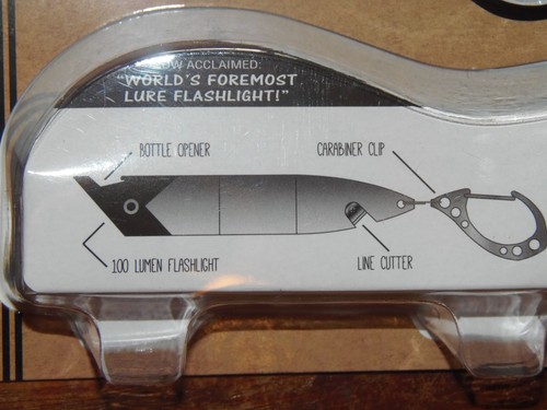 LitezAll Vintage Lure 100 Lumen FlashlightBottle Opener~Cutter~Carabiner(1-PO-40 - Picture 3 of 7