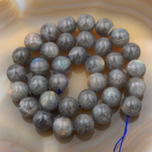 Natural Labradorite Gemstone Round Beads 15.5" Strand - Picture 23 of 28