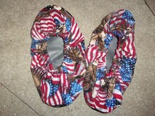 AMERICAN FLAG WITH EAGLES BOWLING SHOE COVERS
