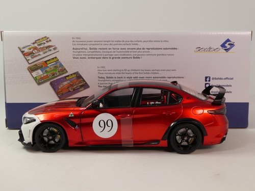 1/18 Solido Alfa Romeo Giulia GTA-M Mugello 1969 Rouge 2022 S1806904