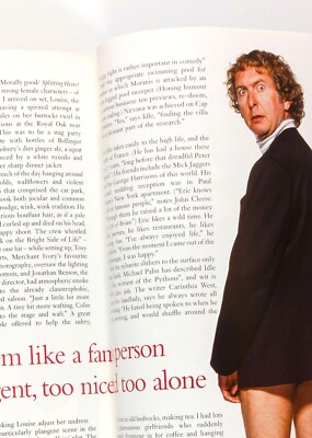 Eric Idle rare interview Monty Python Anna Nicole Smith Guess model UK MAGAZINE