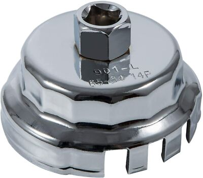 14 Flute Oil Filter Cap Wrench 64mm for Toyota, Lexus & Scion 2.0L - 5.7L Engine