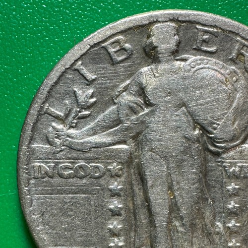 1926-D Standing Liberty Quarter Q124 - 第 5/10 張圖片