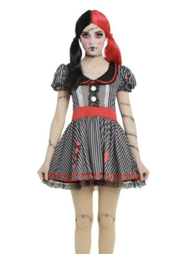Hot Topic Creepy Wind Up Doll Costume SZ Small - Imagen 1 de 5