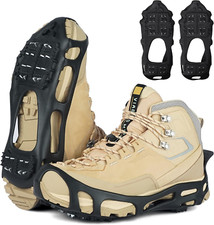 Ice Snow Cleats for Shoes Boots Walk Traction Cleats Crampons anti Slip 24 Studs