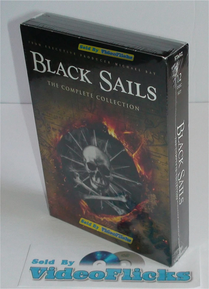 Black Sails Complete Series Seasons 1-4 DVD 12-Disc Box Set New Sealed - Image 3 of 4