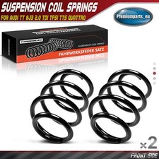 2x Coil Springs Front Suspension for Audi TT 8J3 2.0 TDI/TFSI/TTS Quattro RH3901