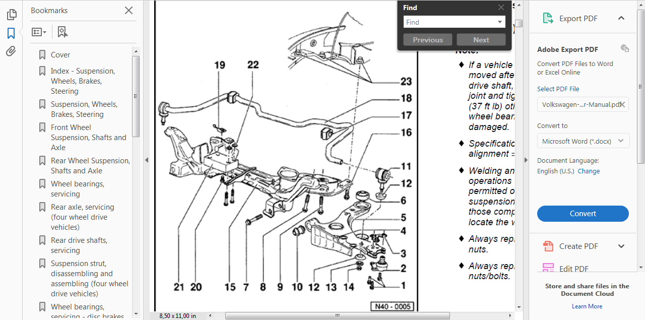 Official Workshop Manual Service Repair Volkswagen PASSAT B4 1993 - 1997  for sale online | eBay
