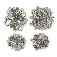 100 Sets No Sewing Snap Fasteners For Leather Jeans Jacket Canvas Buttons Kit... on sale 100 Sets No Sewing Snap Fasteners For Leather Jeans Jacket Canvas Buttons Kit... on sale