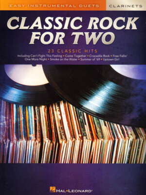 23 Classic Rock Songs for Two Easy Instrumental Duets Noten für 2 Klarinette(n)
