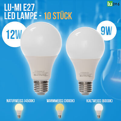 E27 LED Glühbirne Birne Warmweiß 3000K Leuchtmittel Bulb Lampe 5W 7W 9W 12W 15W