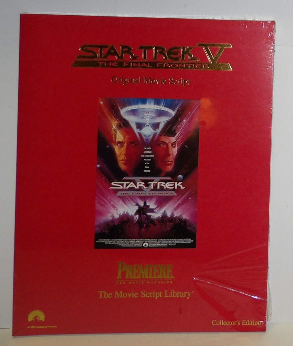 Star Trek V The Final Frontier Premiere Original Movie Script