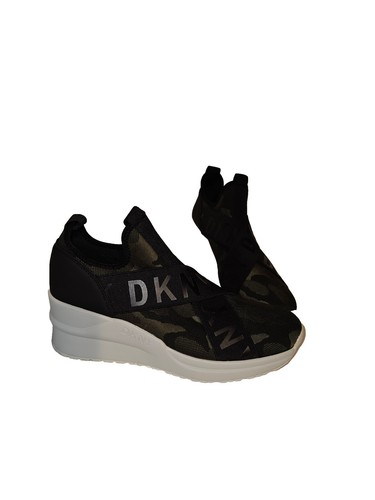 DKNY Camo Pattern wedge sneakers size 10 - Picture 2 of 8