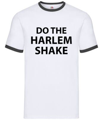 Do the Harlem Shake - Mens Ringer - Funny Meme Internet Dance Dancing