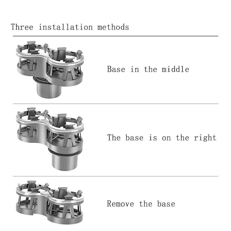1x Organizador Universal de Almacenamiento Soporte para Taza Bebidas Asiento Accesorios Coche Consola Foto 4 de 4