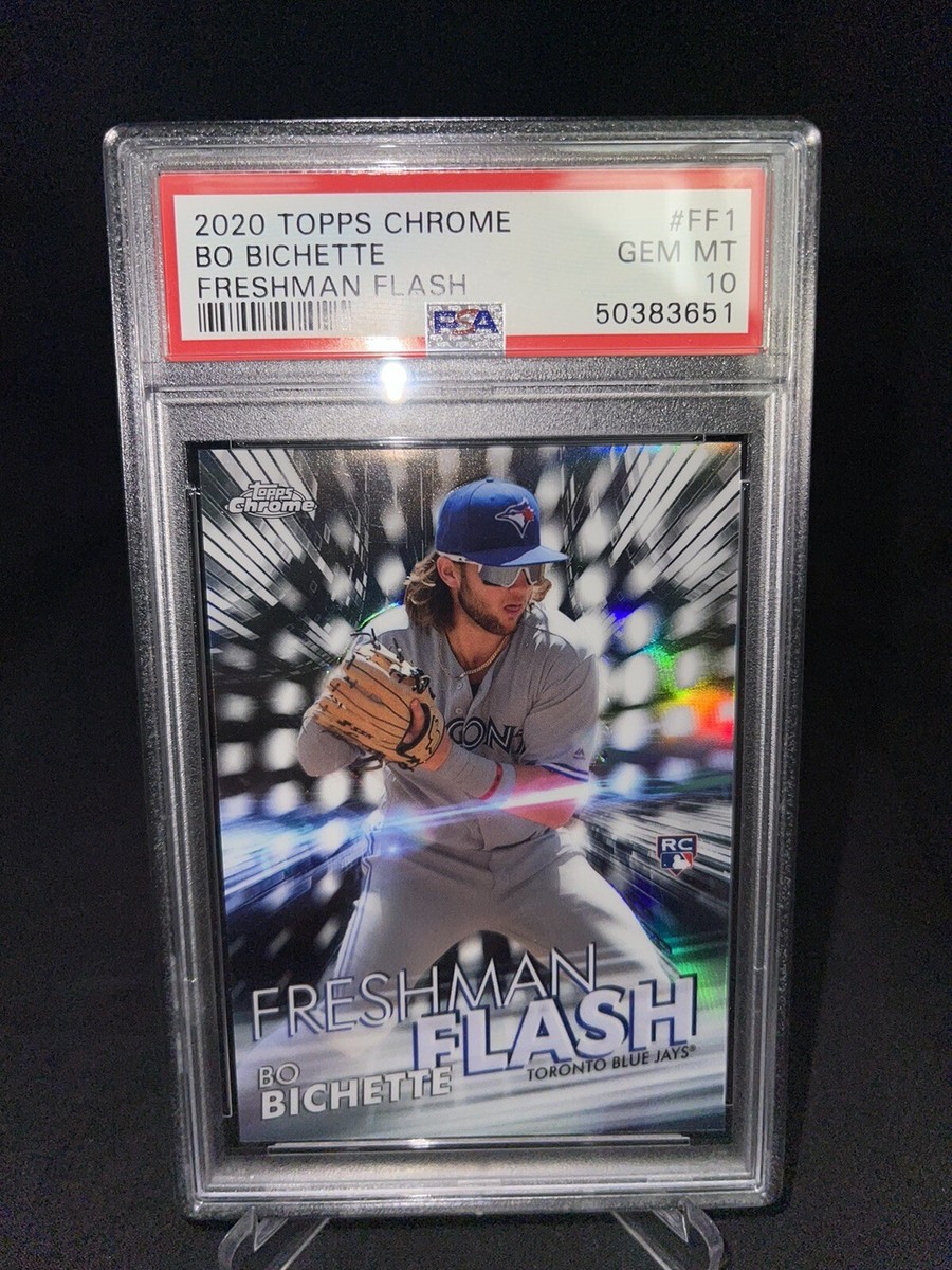 ボー ビシェット Topps Chrome RC PSA 10 激レア Topps Chrome Blue jays freshman flash Bo Bichette rookie