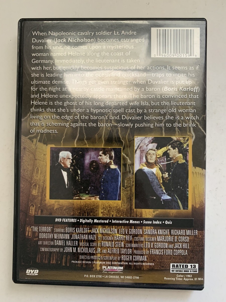 The Terror (DVD, 2000) 96009001599| eBay