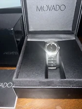 MOVADO Mini Sport Edition SS Black Museum Dial Women’s Watch 0604835