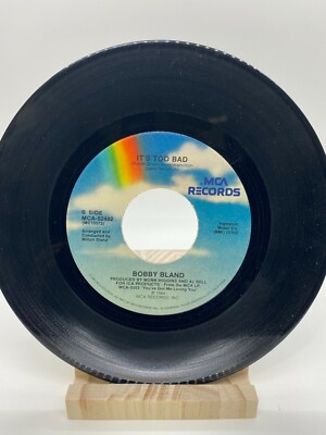 BOBBY BLAND Get Real Clean / It's Too Bad MCA 52482 VINYL 45 7''