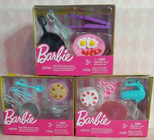 barbie accessories food