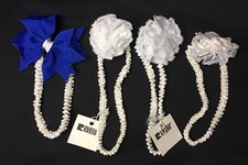 Vintage Riviera Preemie Baby Girl Headbands w/Bow One Size