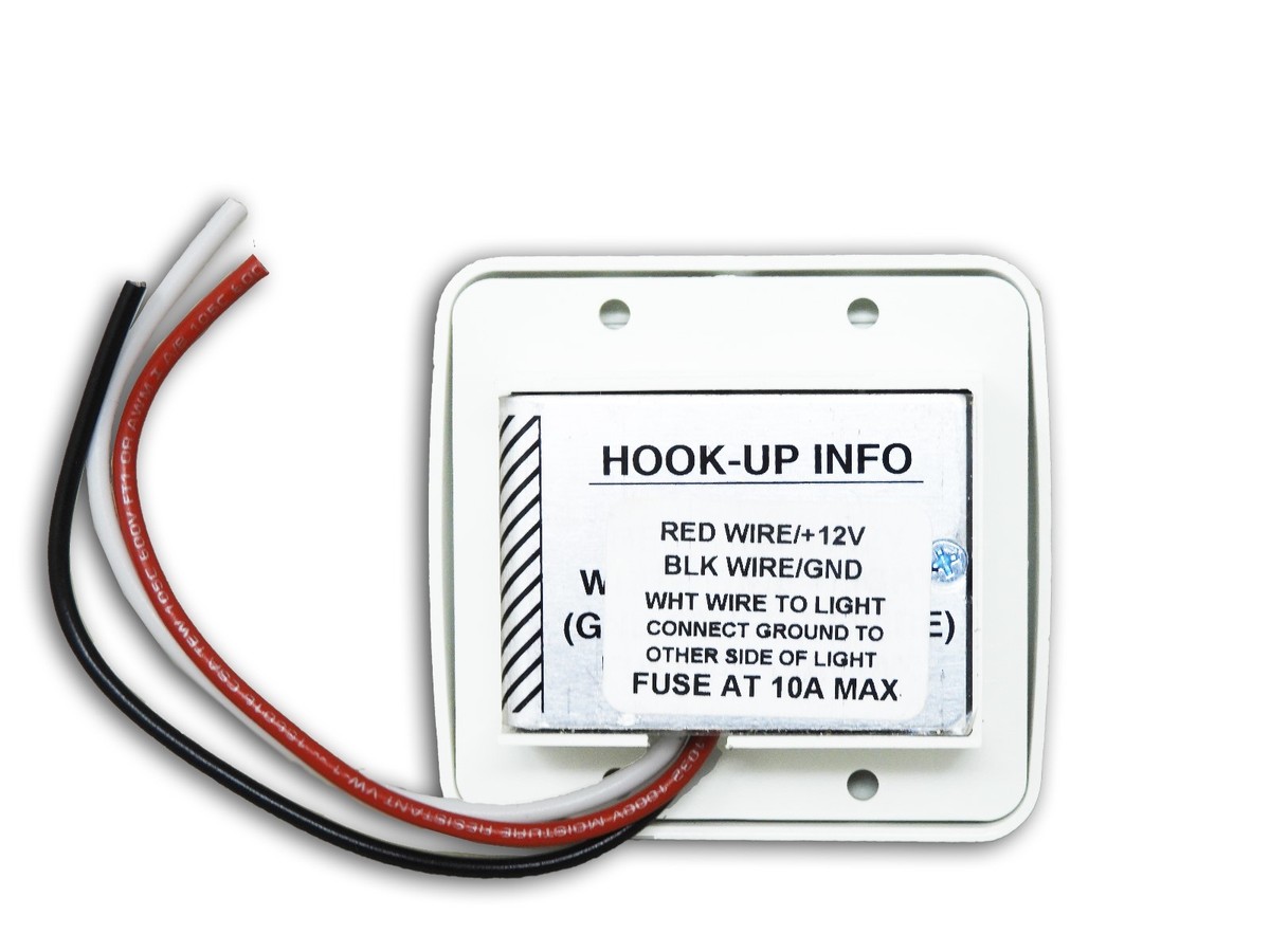 MARVIX Plafonnier LED 12 V 24 V à intensité variable pour caravane