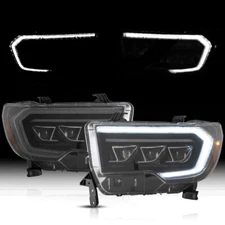 Full LED Headlights For 2007-13 Toyota Tundra/08-20 Sequoia Projector Sequential