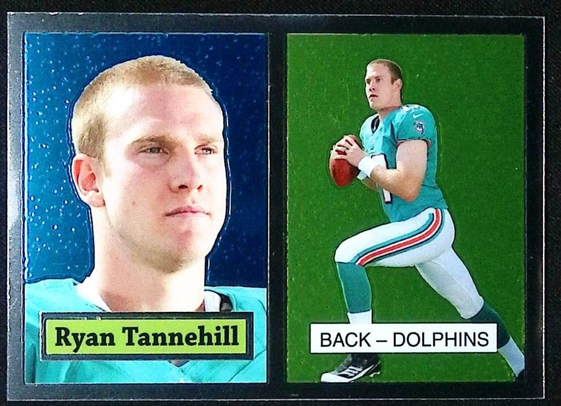 Ryan Tannehill - 2012 Topps Chrome '57 Design #7 - Rookie Card - Titans